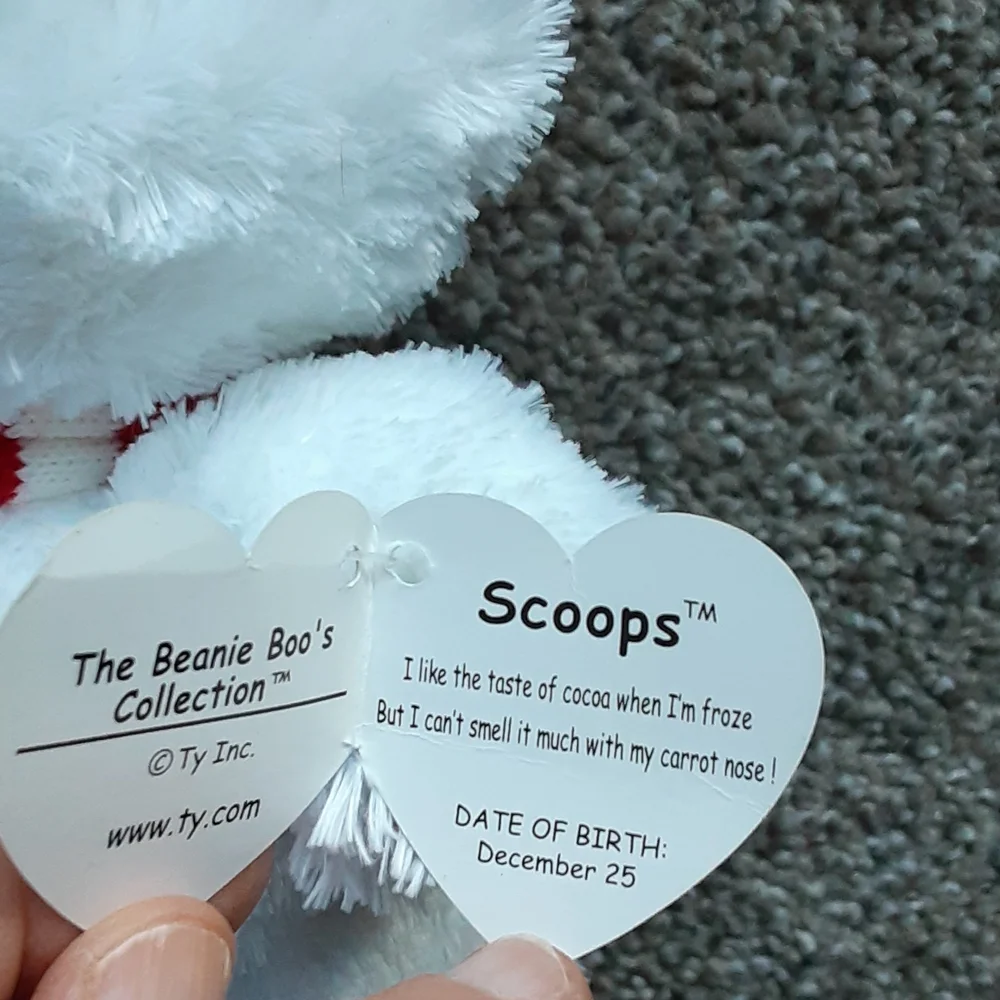 Christmas Snowmen Beanie Boos Plush